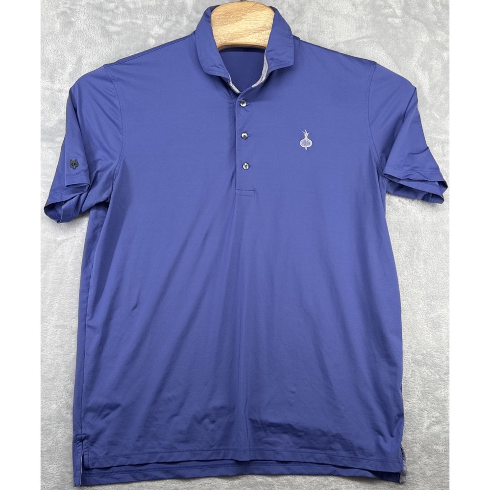 Greyson Ohoopee Match Club Golf Polo Shirt Solid Purple Top 100 Men's Size L